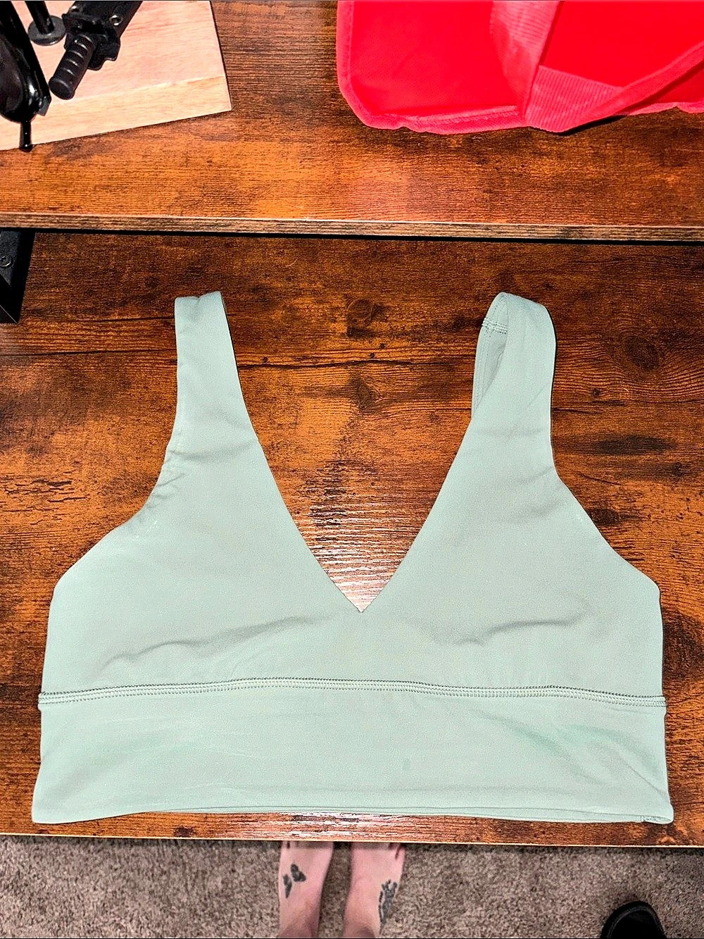 lululemon Green Sports Bra Size 10